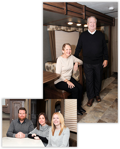 Danielle, Chantal and Jonathan Stone