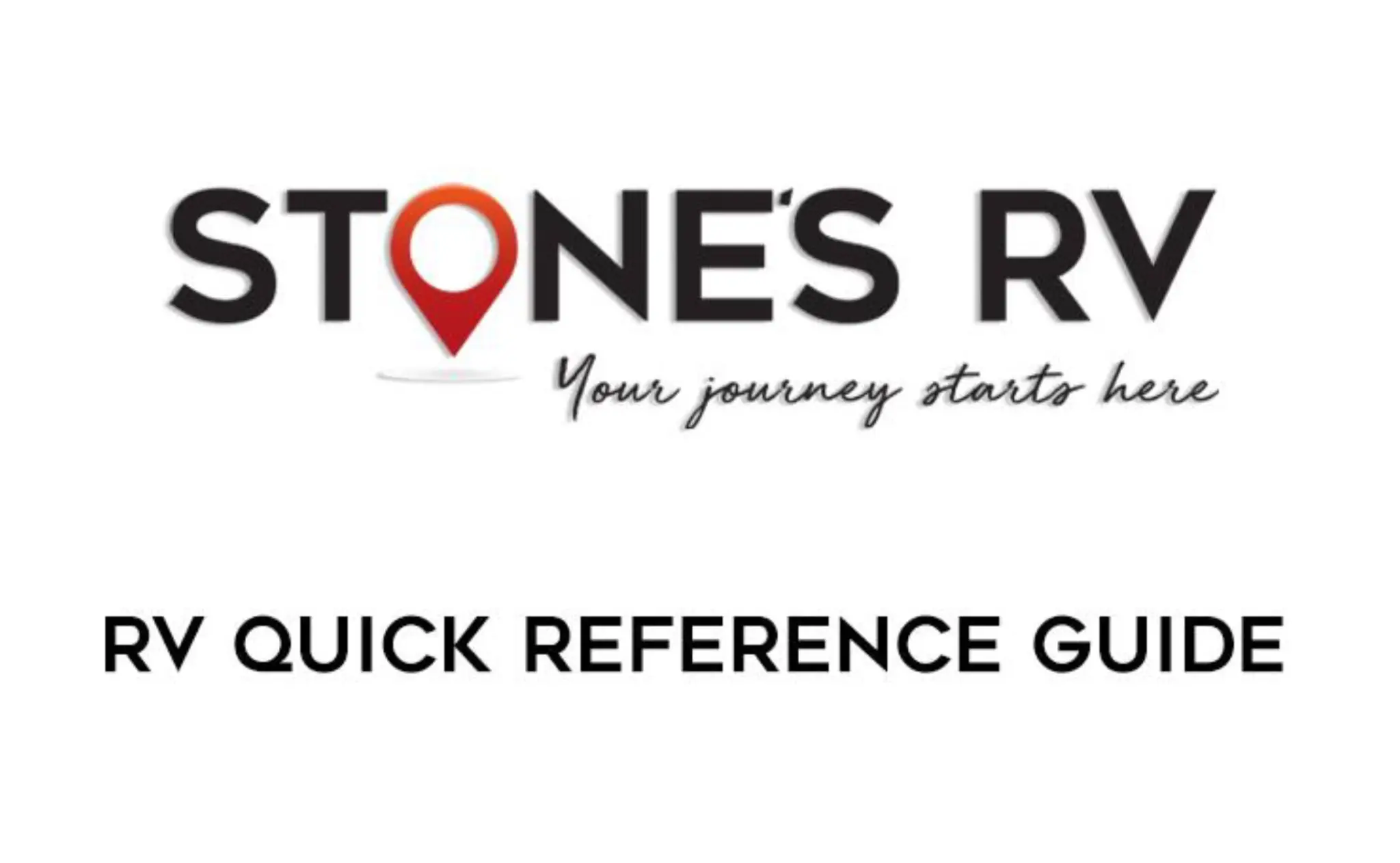 Stone's RV Helpful Tips Guide